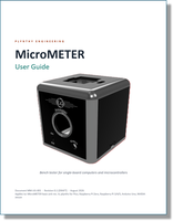 Cover of the MicroMETER User Guide